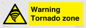 Warning Tornado zone